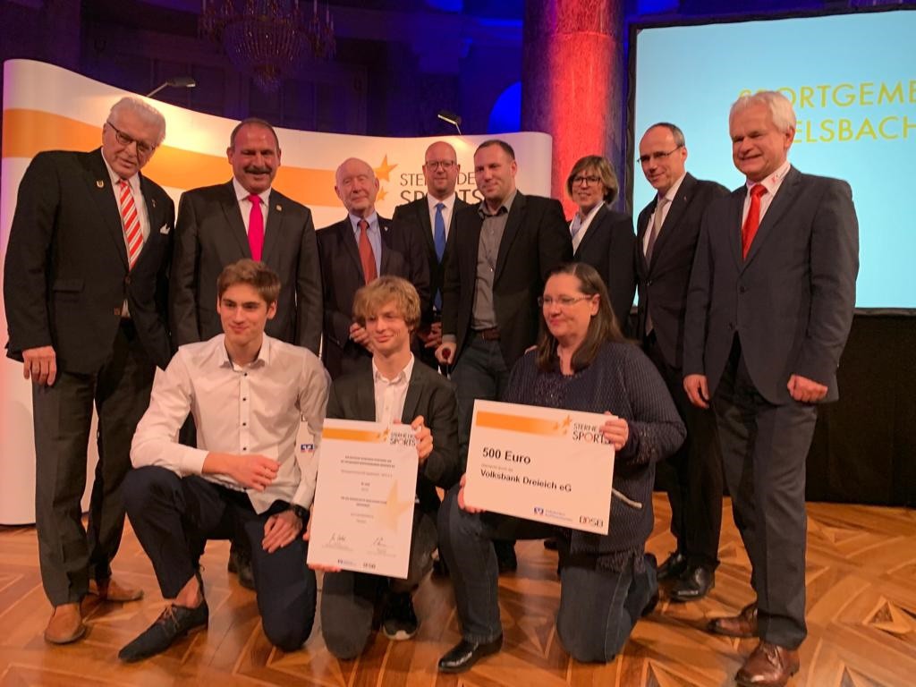Förderpreis für SG Egelsbach Förderpreis für SG Egelsbach bei Sterne des Sports